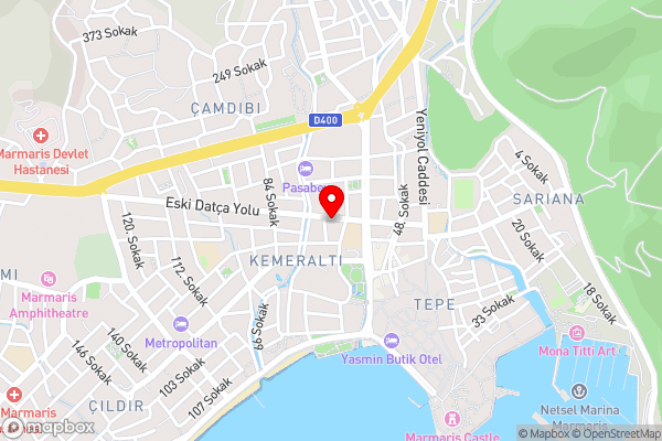 Club Sema Suite Hotel - Hotel Location Map