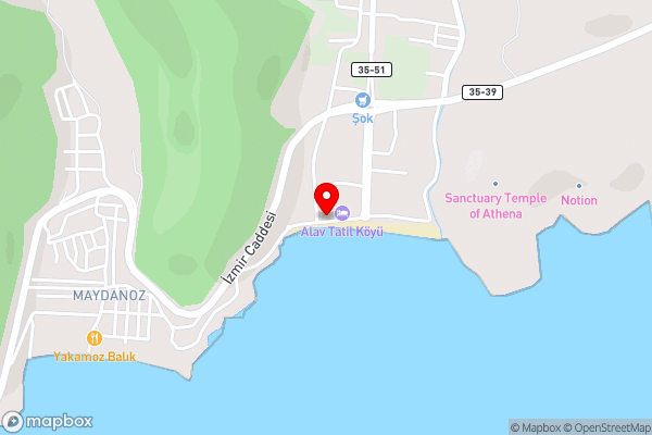 Club Sideris Halal Family Hotel - Hotel Location Map