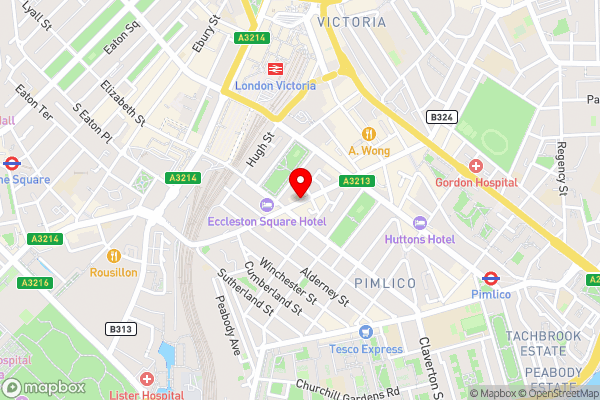 Colliers Hotel - Hotel Location Map