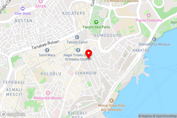 ComeLiveGO Cihangir 12 - Hotel Location Map