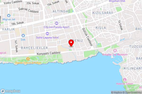 Comfortable Home near Beach w Balcony in Antalya - Hotel Location Map