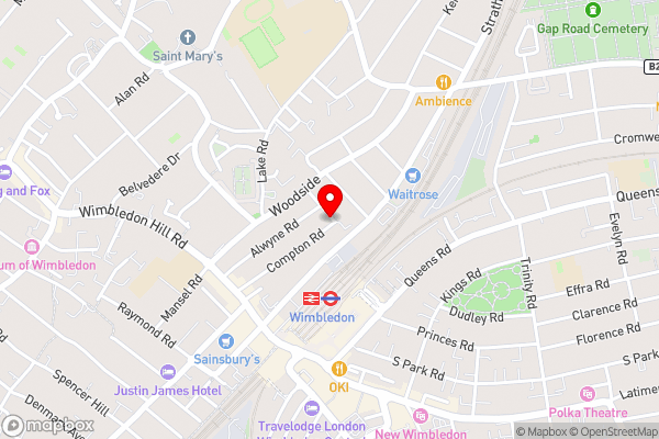 Compton Guest House - Hotel Location Map