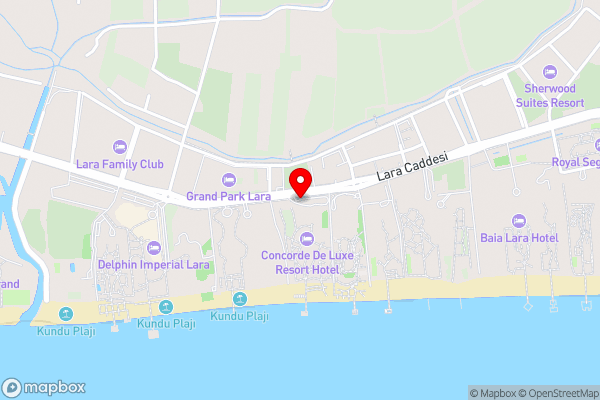 Concorde De Luxe Resort - Ultra All Inclusive - Hotel Location Map