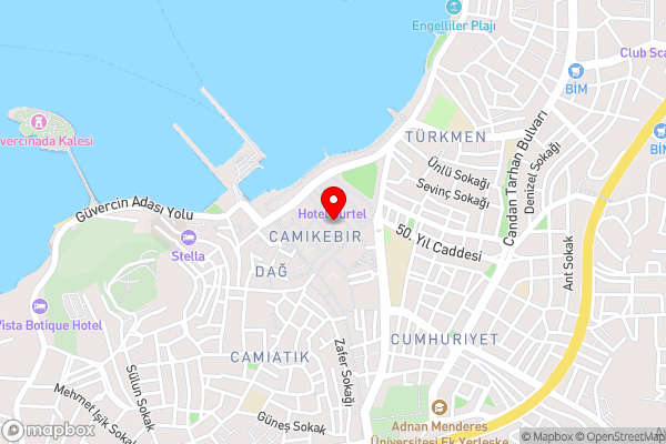 Condo Reina, Kusadasi - Hotel Location Map