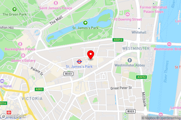 Conrad London St James - Hotel Location Map