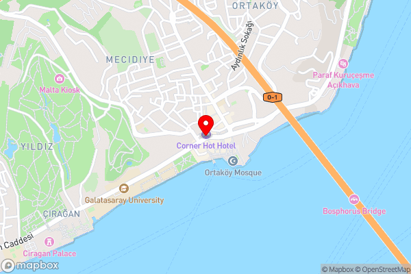 Corner Hot - Hotel Location Map