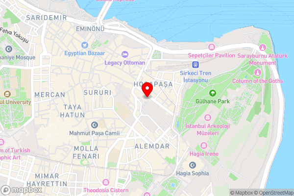 Cosmos Hotel Istanbul - Hotel Location Map