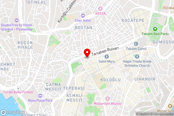 Cosy Flat Has Balcony in Taksim - Hotel Location Map
