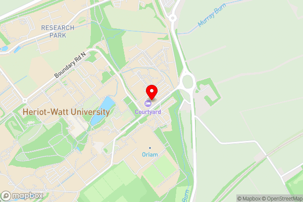 Courtyard by Marriott Edinburgh West - Hotel Location Map