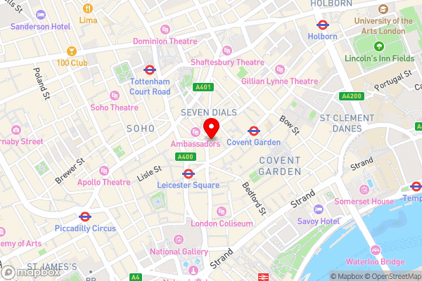 Cove St Martin's - Hotel Location Map