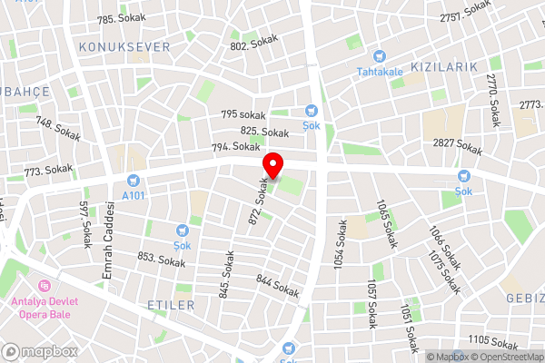 Cozy Apartment near Mermerli Beach in Muratpasa - Hotel Location Map