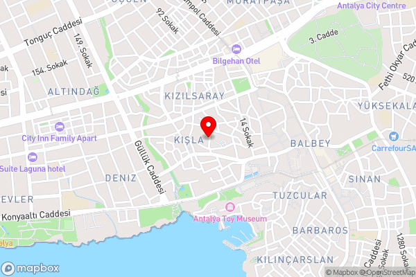 Cozy Apartment with Central Location in Antalya - Hotel Location Map