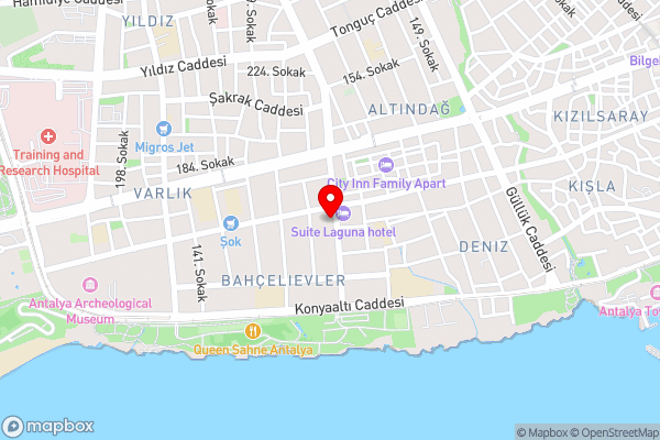 Cozy Flat near Sea with Balcony in Muratpasa - Hotel Location Map