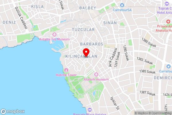 Cozy Home in Oldtown Kaleici - Hotel Location Map