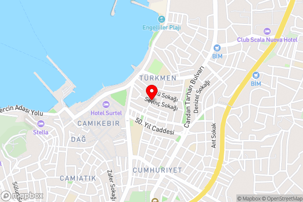 Cozy Seaside Retreat w Sea View in Kusadasi - Hotel Location Map