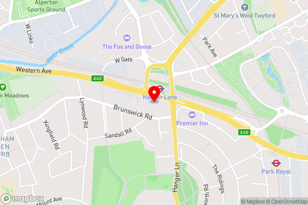 Crowne Plaza London Ealing, an IHG Hotel - Hotel Location Map