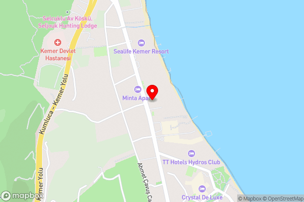 Crystal Aura Beach Resort & Spa - Ultimate All Inclusive - Hotel Location Map