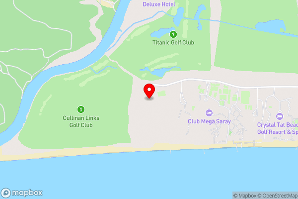 Cullinan Belek - Hotel Location Map