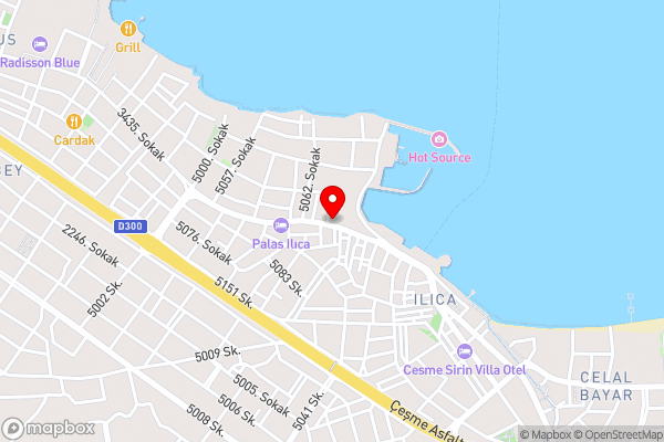 Cumbalıca Otel - Hotel Location Map