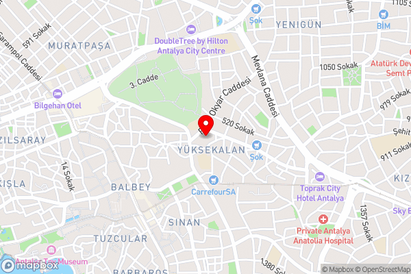 Dağ Otel - Hotel Location Map