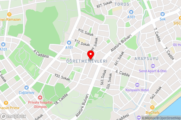 Daire - Hotel Location Map