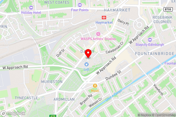 Dalry Guesthouse - Hotel Location Map