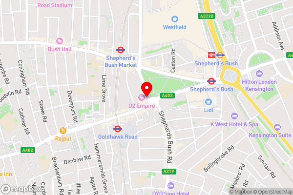 Dao by Dorsett West London - Hotel Location Map
