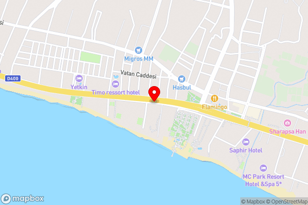 Days Inn by Wyndham Alanya - Hotel Location Map