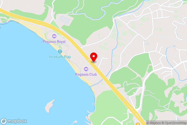 DEDE APART OTEL - Hotel Location Map