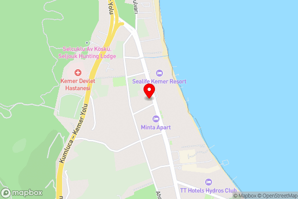 Dedeman Kemer Resort - Ultra All Inclusive - Hotel Location Map