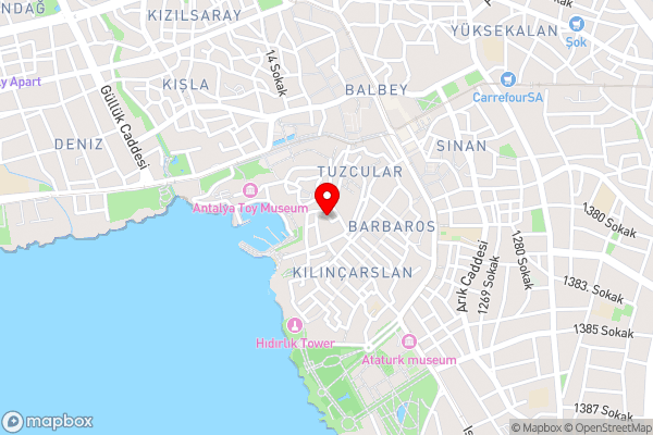 Deja Vu Hotel - Hotel Location Map