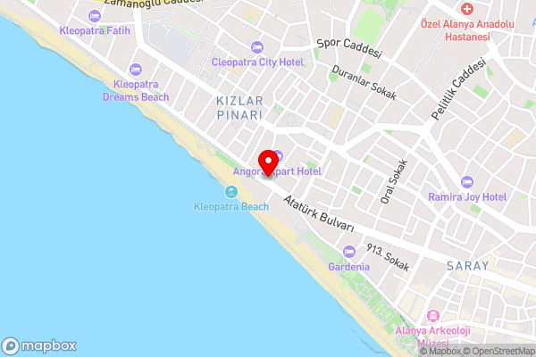 Delfino Apart Hotel - Hotel Location Map
