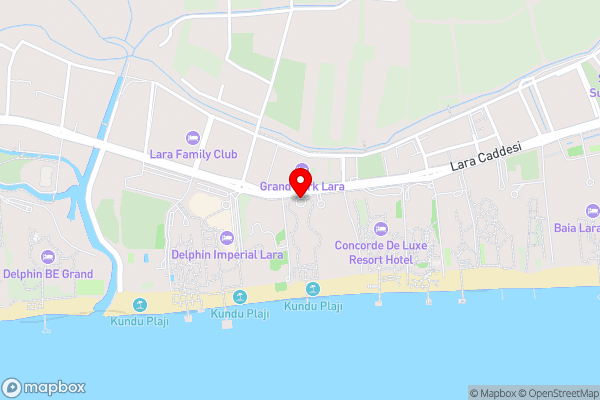 Delphin Palace Hotel - Hotel Location Map