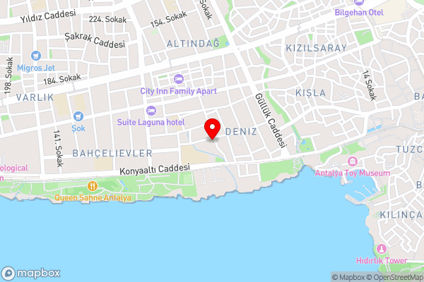 Deluxe Ersoy Hotel - Hotel Location Map