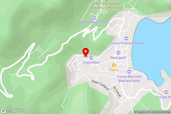 Deniz Apartments - Hotel Location Map