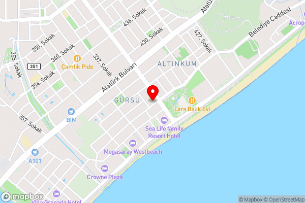 Deniz Boutique Hotel - Hotel Location Map