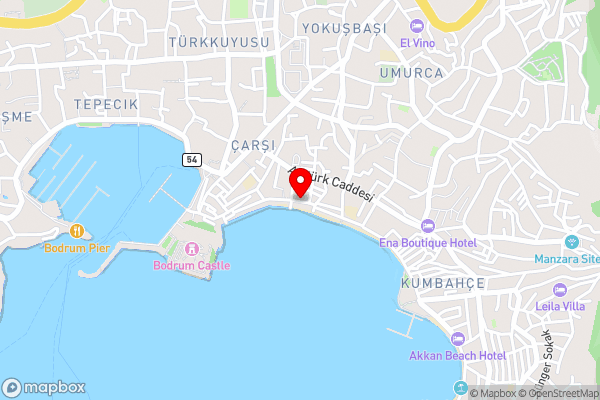 Denizati Pension - Hotel Location Map