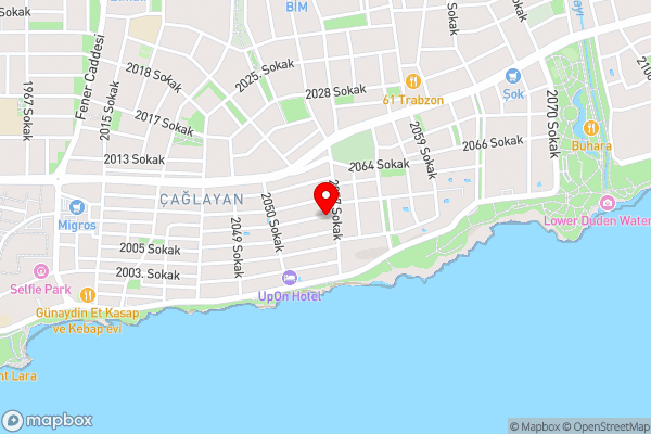 Denize 200m şehir merkezi bahçe dubleks - Hotel Location Map