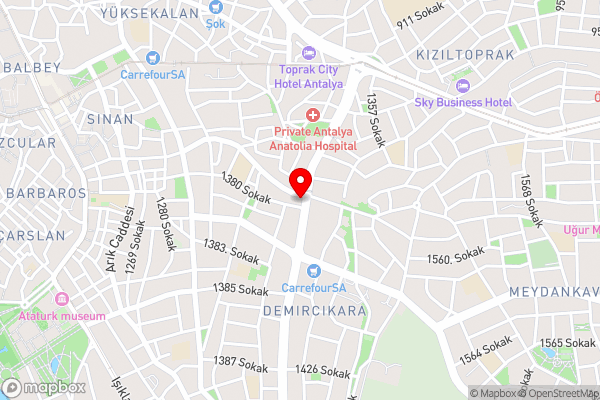 Derin Hostel - Hotel Location Map