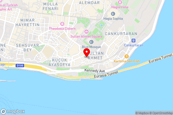 Dersaadet Hotel Istanbul - Hotel Location Map
