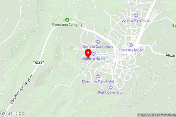 Design Cappadocia Hotel - Hotel Location Map