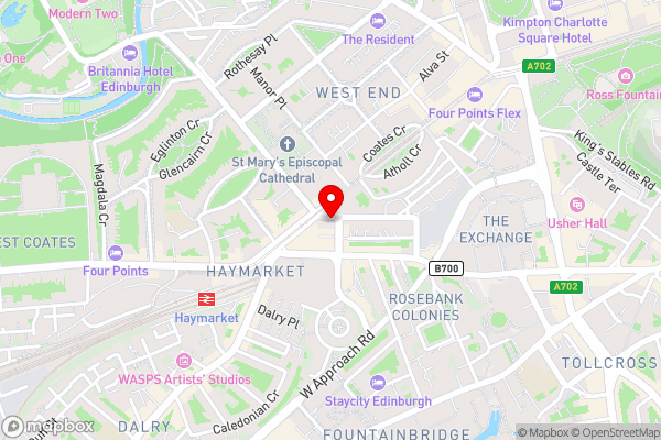 Destiny Scotland - Distillers House - Hotel Location Map