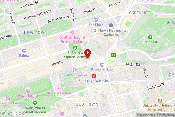 Destiny Scotland - St Andrew Square Apartments - Hotel Location Map