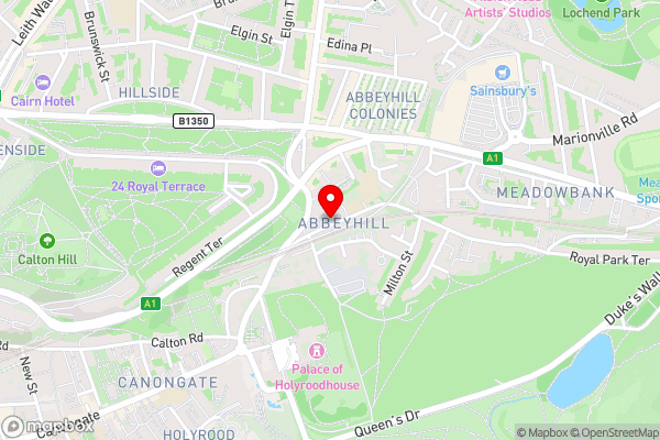 Destiny Student - Holyrood (Brae House) - Hotel Location Map