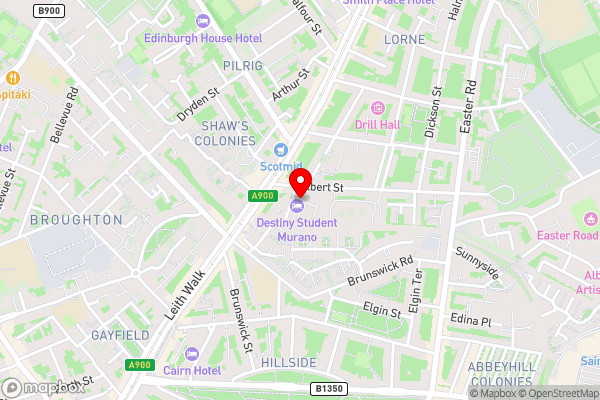 Destiny Student – Murano (Campus Accommodation) - Hotel Location Map