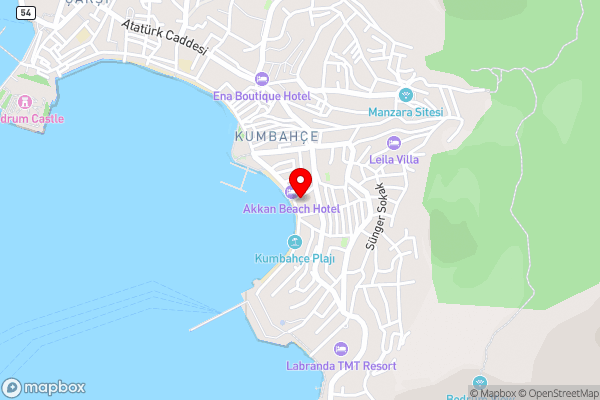 DIAMOND OF BODRUM - Hotel Location Map