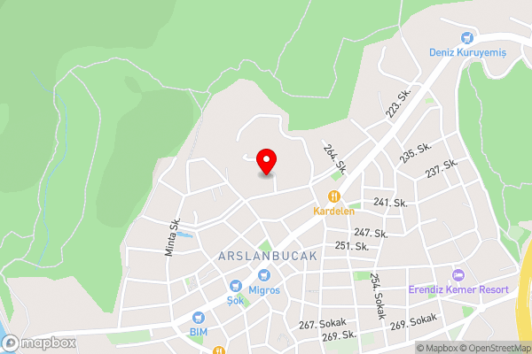 Diamond Villas Kemer B2 Blok İkiz Villa Ortak Havuz - Hotel Location Map