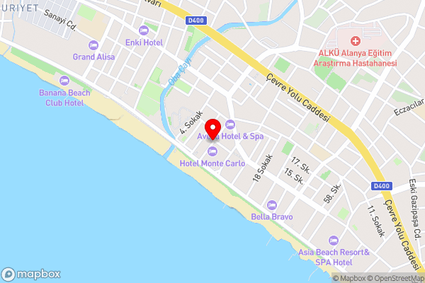Diantus Apart - Hotel Location Map