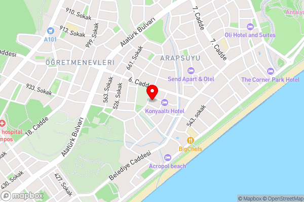 Diker Port Residence 2plus 1 - Hotel Location Map