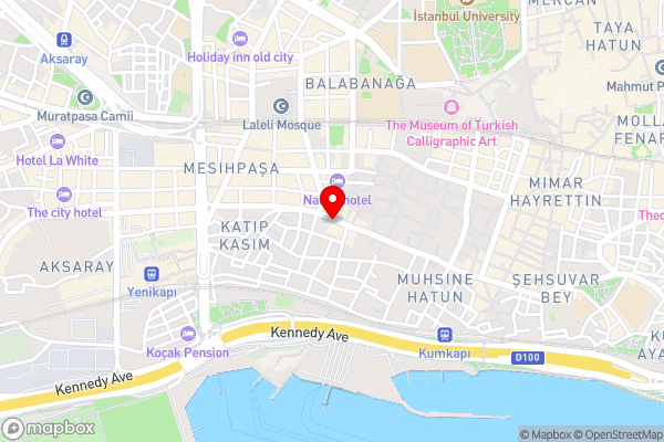 DİNAR HOTEL - Hotel Location Map
